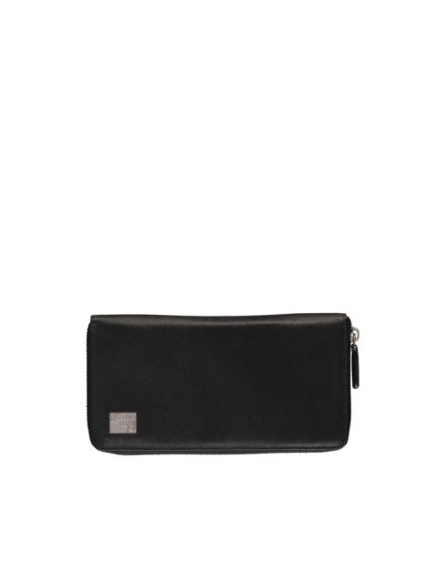 leather long wallet