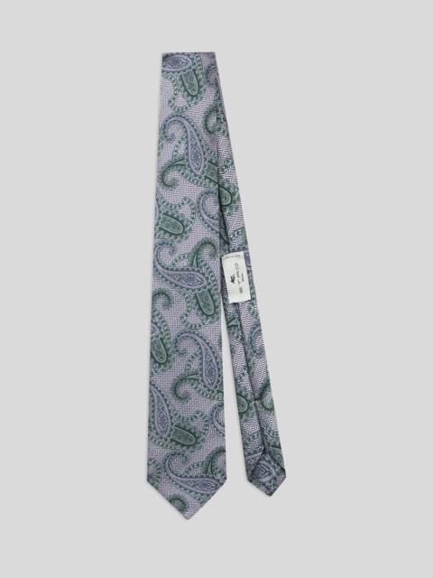 PAISLEY SILK JACQUARD TIE
