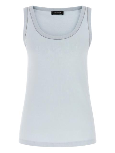 jewel-detail round-neck top