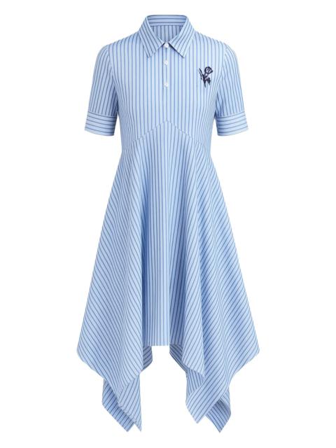 POLO DRESS WITH FLARED HEM
