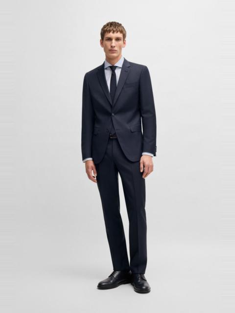 SLIM-FIT SUIT IN VIRGIN WOOL