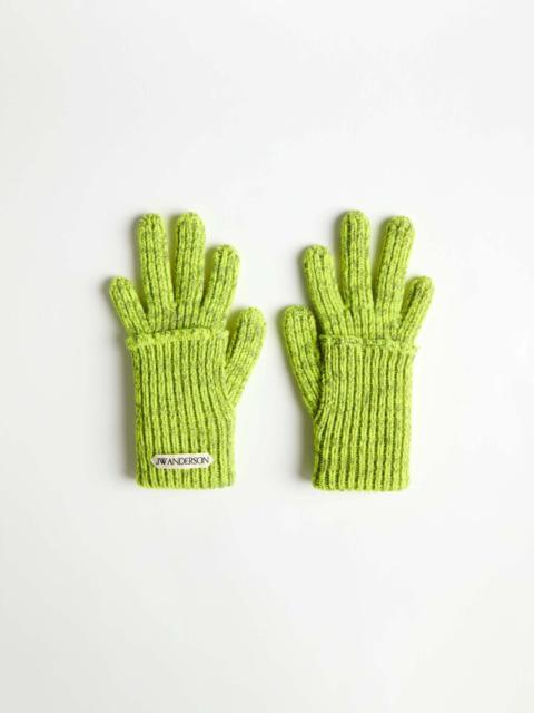 MOULINE GLOVES IN NEON YELLOW