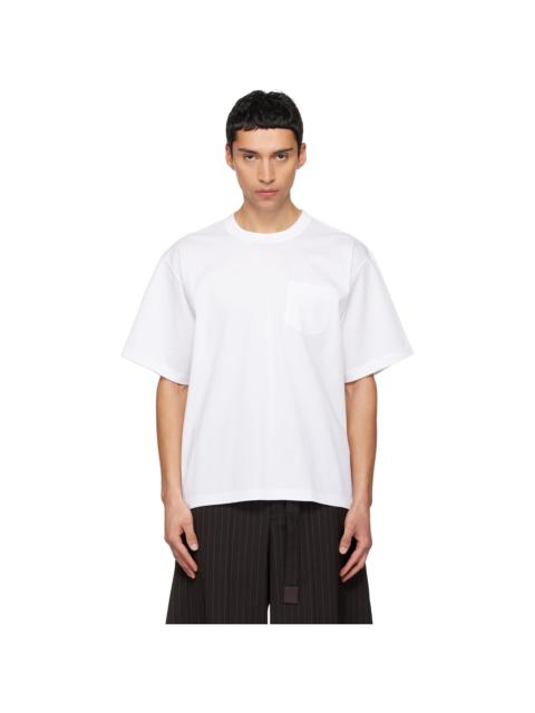 White Cotton Jersey T-shirt