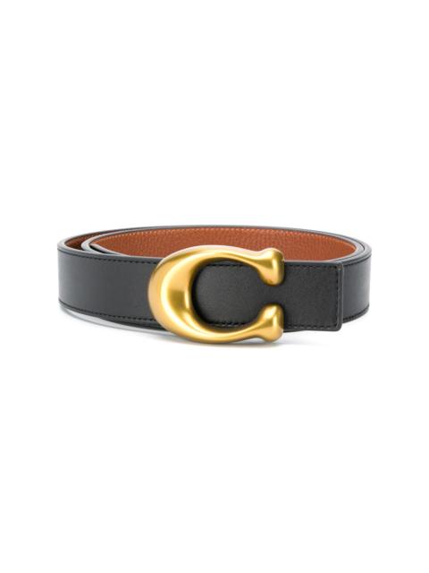 logo buckle belt