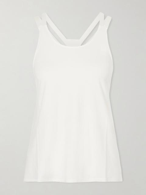 Allyson Embroidered Stretch Jersey Tank Top