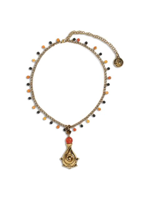 bead-pendant necklace