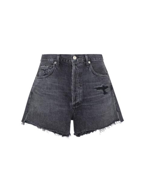 Marlow high-rise denim shorts