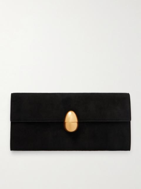 Phoenix Suede Clutch
