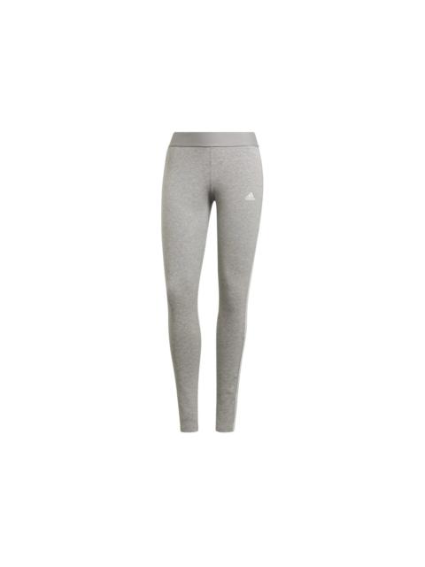 adidas Women's Loungewear Essentials 3-Stripes Leggings Medium Grey Heather/White