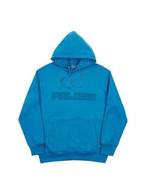 PALACE Mazin Hood Chest Printing Unisex Blue P15HD052