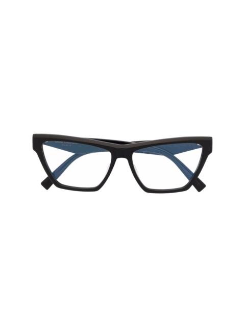 wayfarer-frame glasses