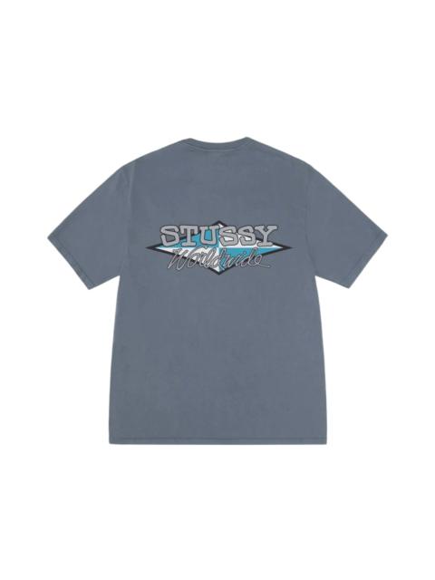 Stussy Worldwide Diamond Pigment Dyed Tee Navy