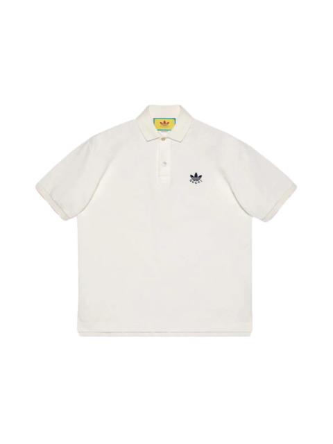 adidas x Gucci cotton piquet polo