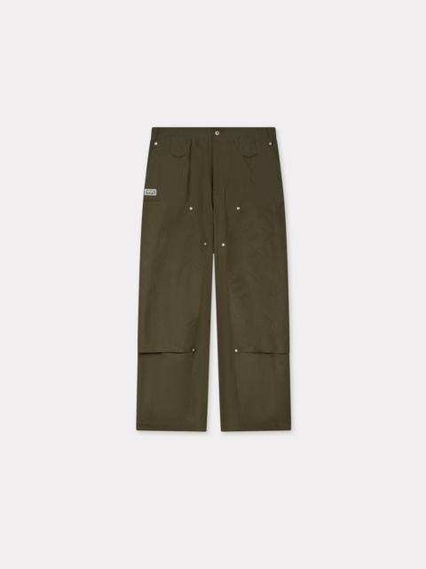 'KENZO Weave' double knee pants in cotton