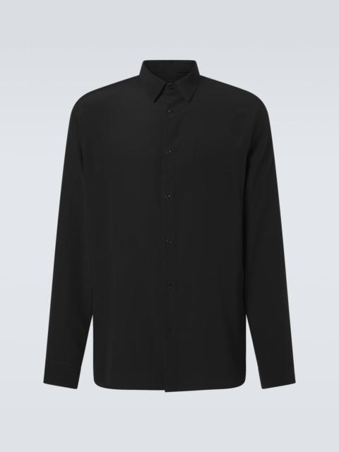 Silk crêpe de chine shirt