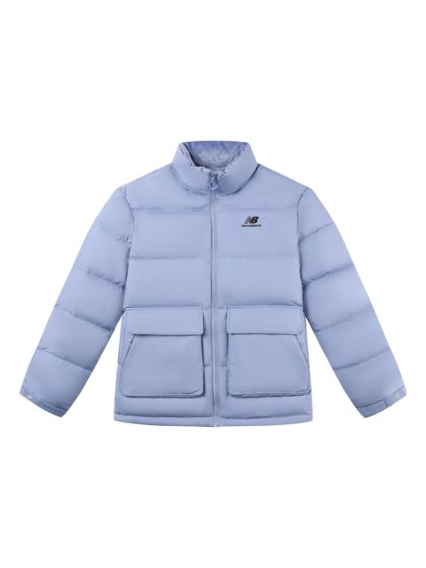 New Balance UNI Active Short Down Jacket 'Blue' 5PC44683-LBL
