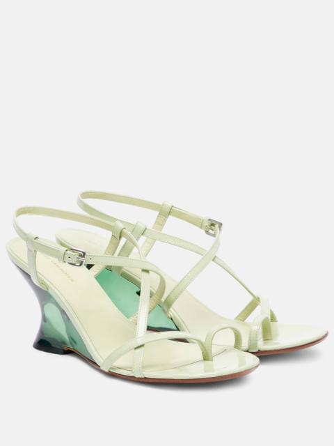 Bulle 105 patent leather mules