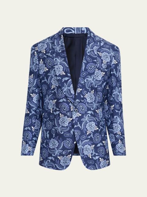 Men's Kent Paisley Silk Sport Coat