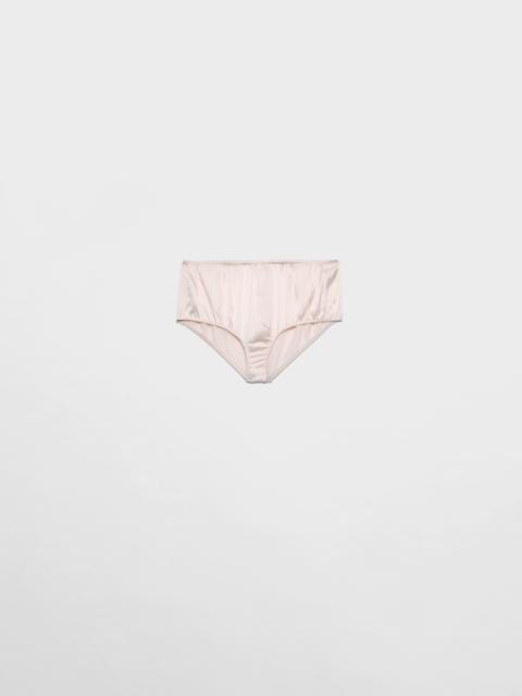 Vintage-look satin briefs