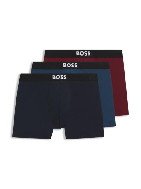 THREE-PACK OF BOXER BRIEFS IN STRETCH COTTON