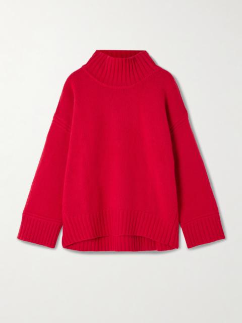 Archie Wool And Cashmere-blend Mock-neck Sweater