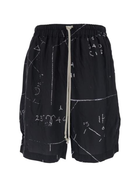 drawstring-fastening shorts