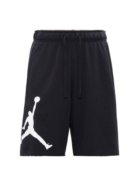 Men's Air Jordan Flying Man Logo Training Knit Breathable Sports Shorts Black DV5028-010