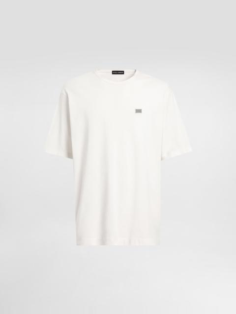 Cotton T-shirt with tag