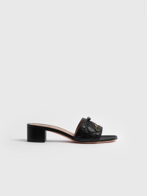 Dior Cannage Heeled Slide