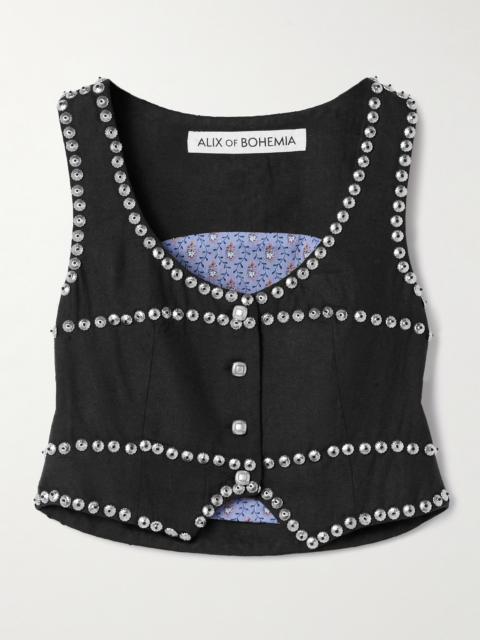 Mossie Studded Cotton Vest