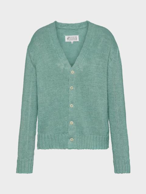 Gardening hemp knit cardigan
