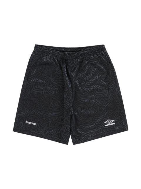 Supreme Umbro Jacquard Animal Print Soccer Short Black