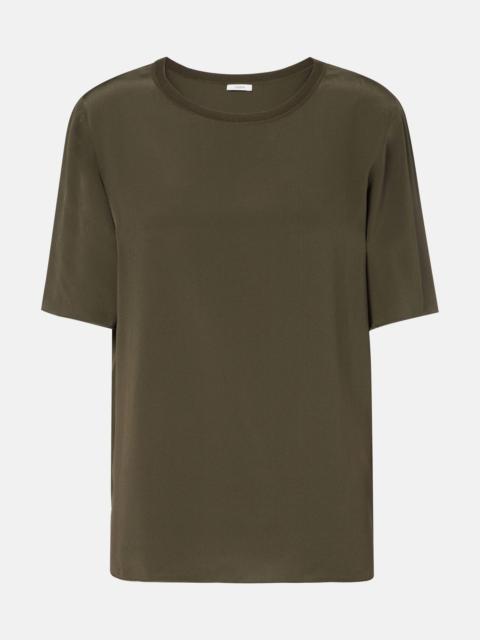 Rubin silk crêpe T-shirt