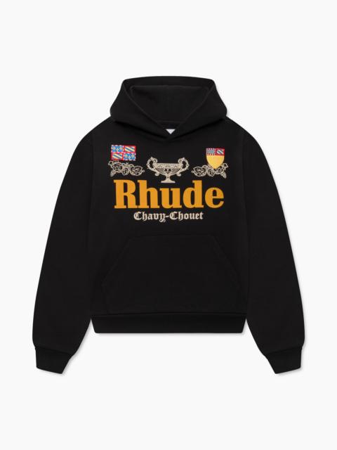 RHUDE x DOMAINE CHAVY-CHOUET PATCH HOODIE