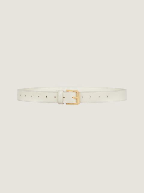 VOYOU LONG BELT IN SHINY LEATHER