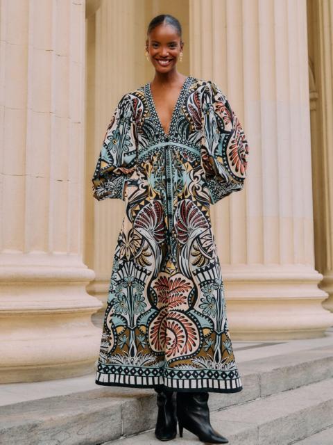 Multicolor Balamana Maxi Dress