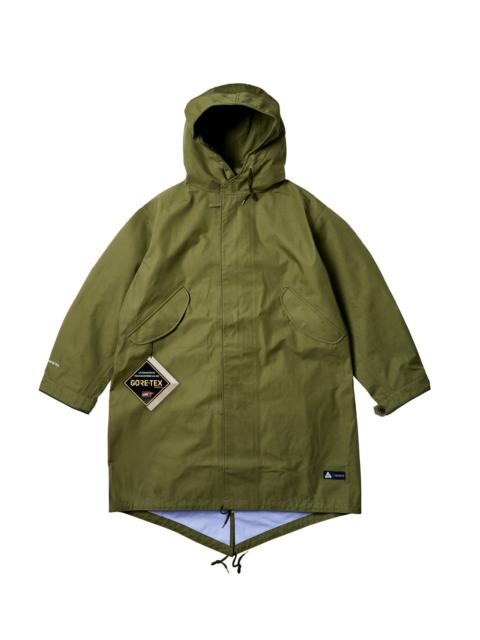 PALACE NANAMICA GORE-TEX HOODED COAT SAGE GREEN