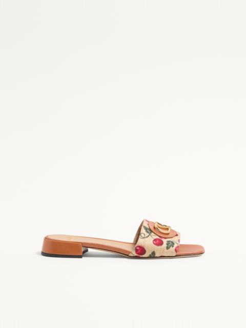 VLOGO SIGNATURE CHERRYFIC SLIDE SANDAL 20MM