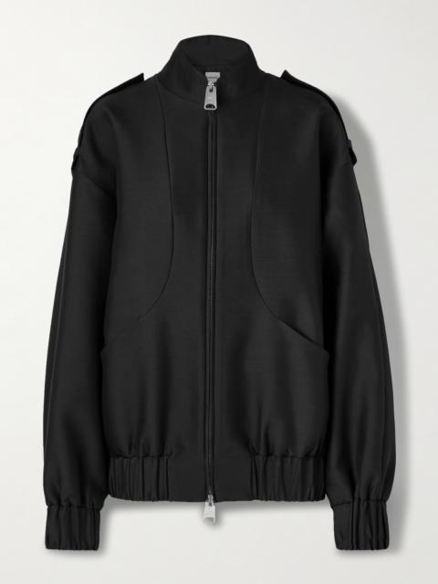 Sigi Wool And Silk-blend Faille Jacket