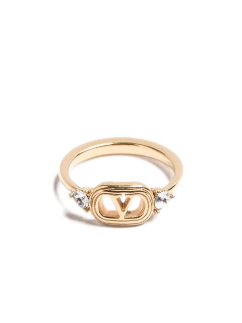 Ovalette crystal ring