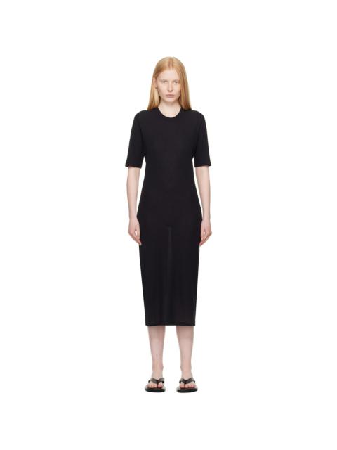 ワンピースその他 Ami Paris Black cotton long dress with buttons Ami Paris Black cotton long dress with buttons | TheDoubleF