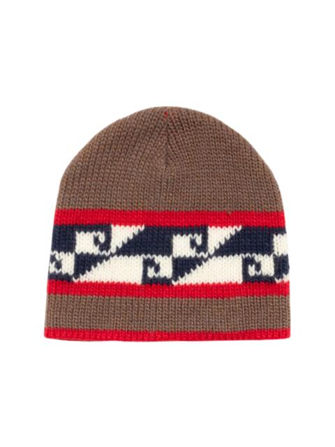 Stussy Waves Skullcap Beanie Brown