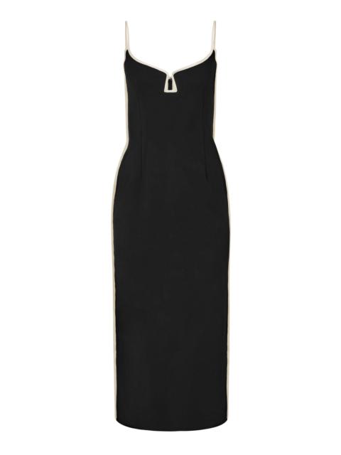 Marlo Keyhole Cutout Maxi Dress black