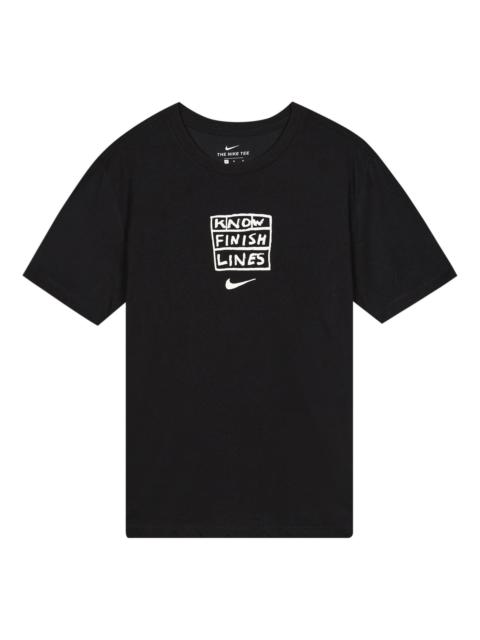 Nike Dry Tee Dfc Finish Lin TEE Men Black AO0630-010