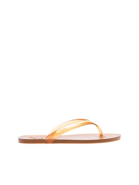 Jelly flip flops