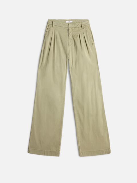Pleated Chino in Palm