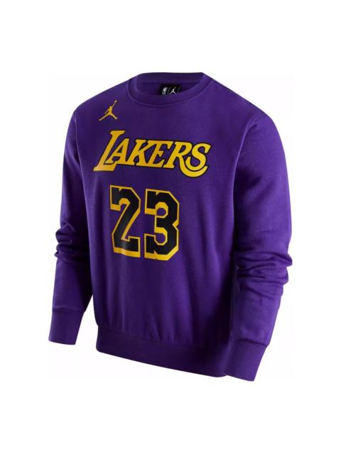 Air Jordan x NBA LA Lakers Statement Edition Sweatshirt 'Purple' DR2409-508