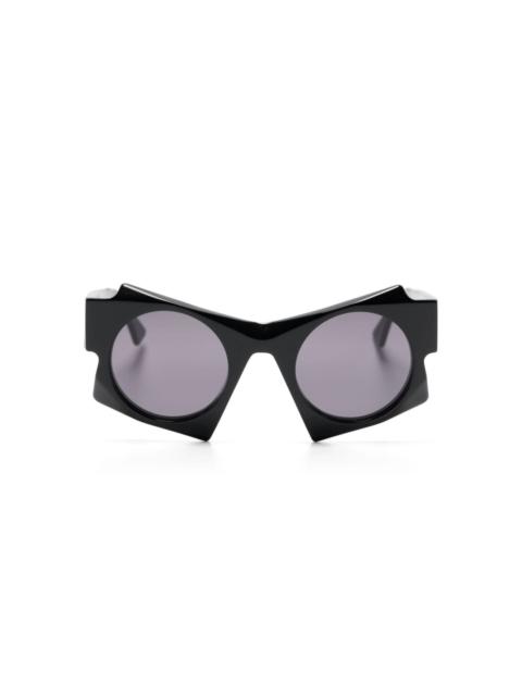 U5 geometric-frame sunglasses