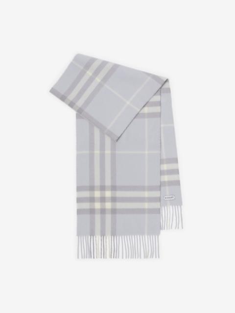 Check Cashmere Scarf