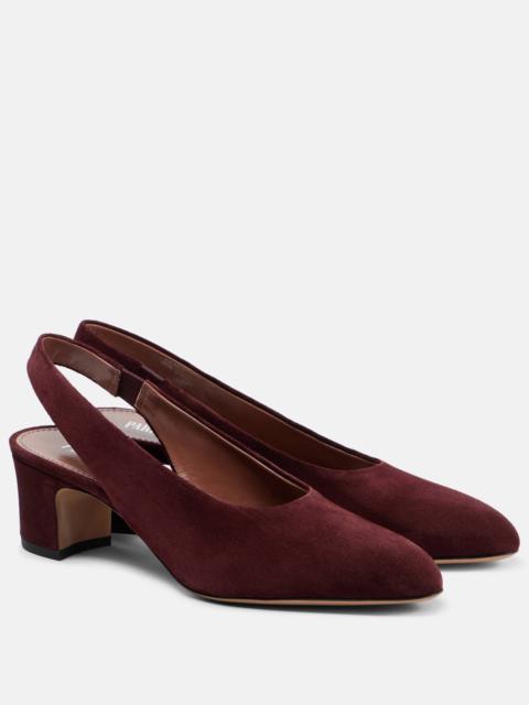 Lavinia 50 suede slingback pumps